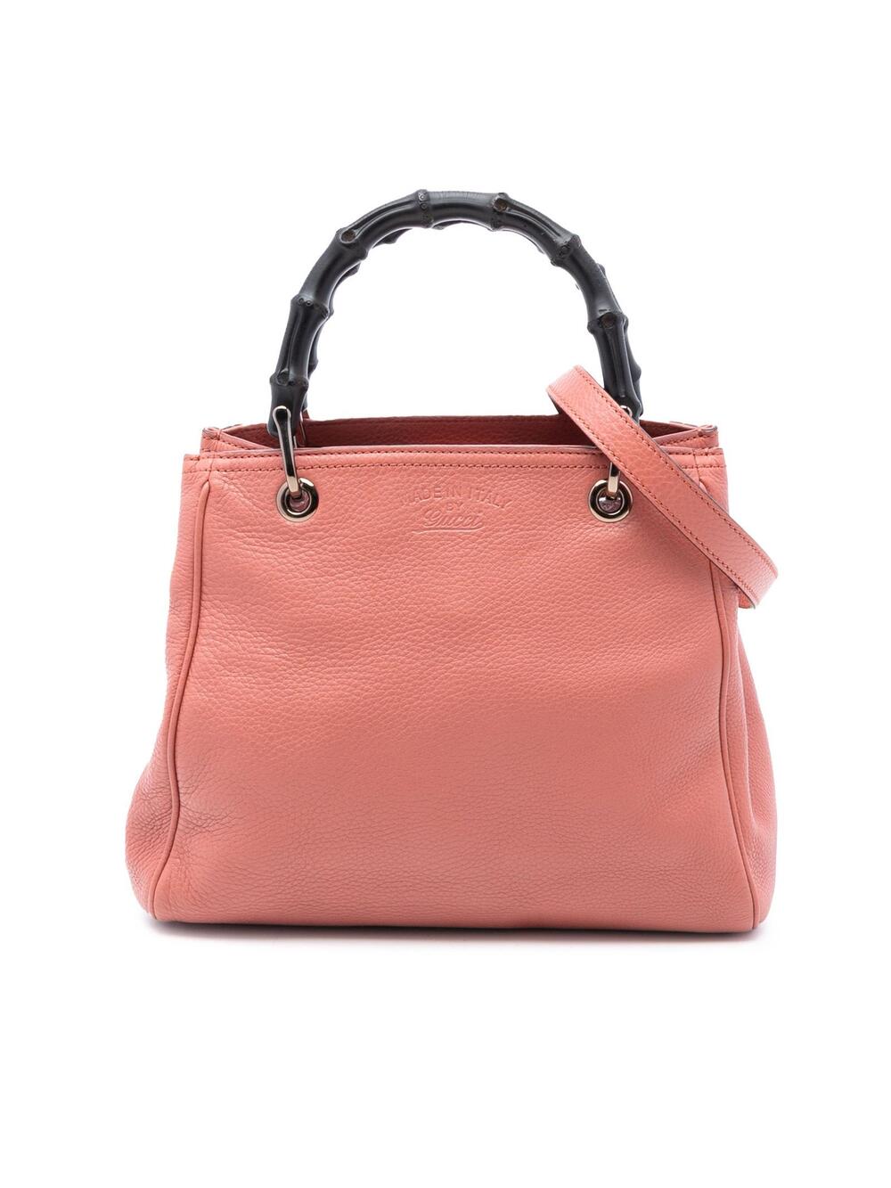 Gucci Small Calfskin Bamboo Shopper #314986G53B